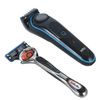 Trimmer for beard and mustache BRAUN BT3040, 39 length settings (1-20 mm), network+battery, black/blue