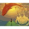 Опт-картина / Painting by numbers 40x50 Jump into the sky