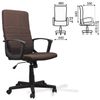 Office chair BRABIX "Focus EX-518", fabric, brown
