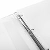 BRAUBERG wedding photo album, 20 magnetic sheets 30х32 cm, the cover is textured under the skin, rings, silver