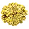 Lantejoulas para criatividade "Ondulado", ouro, 10 mm, 20 gramas, ILHA DOS TESOUROS