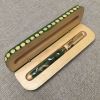 Усадьба Чернаково / Green Fountain Pen in BaskoPen Maple Box GF