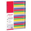 Intercalaire plastique OFFISMAG, A4, 20 feuilles, alphabétique A-Z, table des matières, couleur, RUSSIE