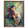 Chocolate painting "Spring"