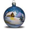 Christmas ball Tree house (blue)