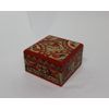 Беломорские узоры / The box is wooden "Mezenskaya Rospis" square 10x10 cm