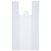 T-shirt bags, SET 100 pcs., 44 + 18x70 cm, HDPE, 20 microns