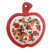 Беломорские узоры / Tavola da cucina in legno "Mela. Dipinto Borets. Fiori"