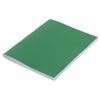 STAFF / Notebook bumvinil, A5, 96 folhas, grampo, offset nº 1, gaiola, com campos, VERDE / 10 unid.