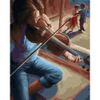 Опт-картина / Pintura por números 40x50 Tocando el violín
