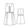 Sundress for a girl of an adjacent silhouette