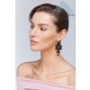 Lace earrings "Ludmila" black