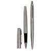 Parker / Jotter Core FK61 Stainless Steel CT M set: ballpoint pen + fountain pen, 1.0 mm
