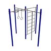 Sports complex: a zigzag for pulling up, a crossbar with a rope, a crossbar with rings and a ladder MM-53