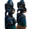 Decor and Gift / Статуэтка деревянная "Асмат синий" 33 см