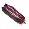 Pencil case-cosmetic bag BRAUBERG, soft, "Black&Bright", black-pink, 21х5х5 cm