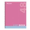 BRAUBERG / Notebook A5, 48 sh., ECO, comb, cage, cardboard cover, ONE-TONE / 10 pcs.