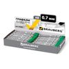 BRAUBERG / Chì dự phòng "Hi-Polymer", HB, 0,7 mm, KIT 12 chiếc.