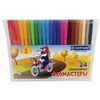 Markers CENTROPEN, 24 colors, "Penguins", washable, ventilated cap, polibeg