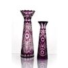 Гусевской Хрустальный завод / Crystal vase for flowers "Sparkling" large purple