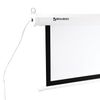 Screen projection wall (180х180 cm), matted, electric drive, 1:1, BRAUBERG "MOTO"