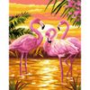 Опт-картина / Pittura con numeri 40x50 Flamingo