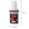 Correction fluid with sponge BRAUBERG Premium, quick-drying, 20 ml, BRIGHT WHITE, with sponge