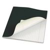 МИРОВЫЕ ТЕТРАДИ / Notebook bumvinyl, A5, 48 l., Staple, offset No. 2 ECONOMY, cage, with margins / 10 pcs.