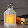 Kaemingk / Lantern on the solar battery Solar White 18 * 10 cm with simulated flame, IP44