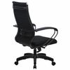 МЕТТА / Office chair "K-19" plastic, mesh fabric, soft seat and back, black