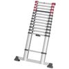 Stepladder telescope. aluminum T80 FlexLine 380, 13 steps, Hailo