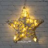 Kaemingk / Suspension Star Frosty 30 cm, 10 lampes LED blanc chaud, à piles, IP20