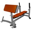 Bench stand for bench press with safety stops+a Scott bench
