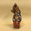 Porcelain figurine "Bear in vest"