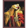 Опт-картина / Diamond mosaic 40x50, round rhinestones Fashionista