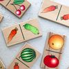 Zartoy / Children's domino "Fruits and vegetables"
