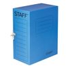 Archivmappe mit Krawatten A4 (325x250 mm), 150 mm, bis 1400 Blatt, Mikrowellpappe, BLAU, STAFF