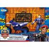 Играем вместе / Let's play together / Set of toy soldiers with a motorcycle "Police"