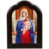 Vernissage of History / Icon "Holy Virgin Mary and Child" in a carved frame, 27 x 20