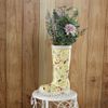Kaemingk / Decorative planter Village de France 22 cm yellow, ceramic