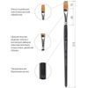 Brush art is a professional ART BRAUBERG "CLASSIC", synthetic soft, under columns, flat No. 12, short handle