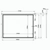 BRAUBERG / Projection screen 180x240 cm "Moto"