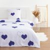 Этель / Bed linen 1.5 cn Hearts duvet cover 150x217 cm + pillowcase 70x70 cm-1 piece