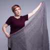 Оренбургский Пуховый Платок / Downy Shawl "Sightseeing"