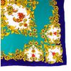 Золотая Хохлома / Natural silk shawl "Winter fairy tale"