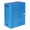 Archivmappe mit Krawatten A4 (325x250 mm), 150 mm, bis 1400 Blatt, Mikrowellpappe, BLAU, STAFF