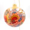 Палех / Palekh / Christmas tree ball "Troika" glass, master Kuzmenko