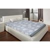 Этель / Fitted sheet 140 * 200 * 25 cm, "Silver Rose", 100% cotton, poplin, 125 g / m2