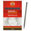 Koh-I-Noor / Set of solid graphite pencils "Progresso" 12 pcs, 6B
