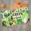 Этель / Towel GREEN 40x73 cm, 100% cotton, twill 190 g / m2